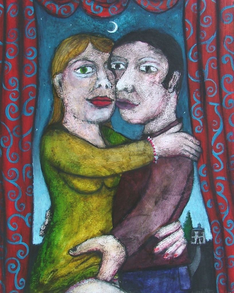The Lovers (by a window) by Lyn Hodnett